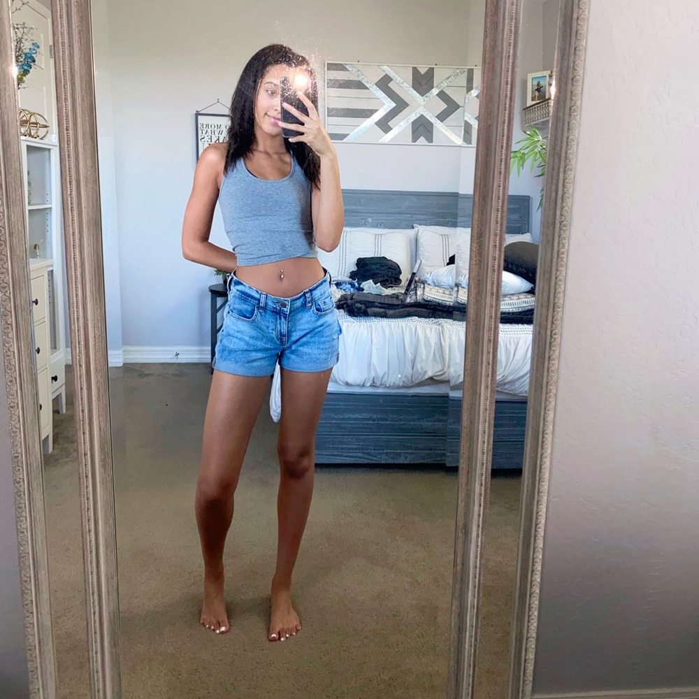 Denim Boyfriend Shorts